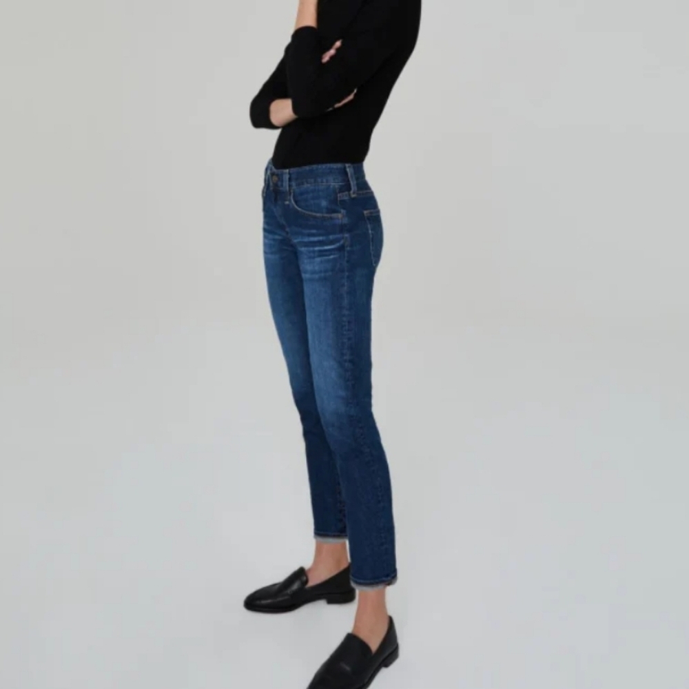 AG Goldschmied Ex-boyfriend Slim Crop Jeans Size 28 R - Picture 2 of 15